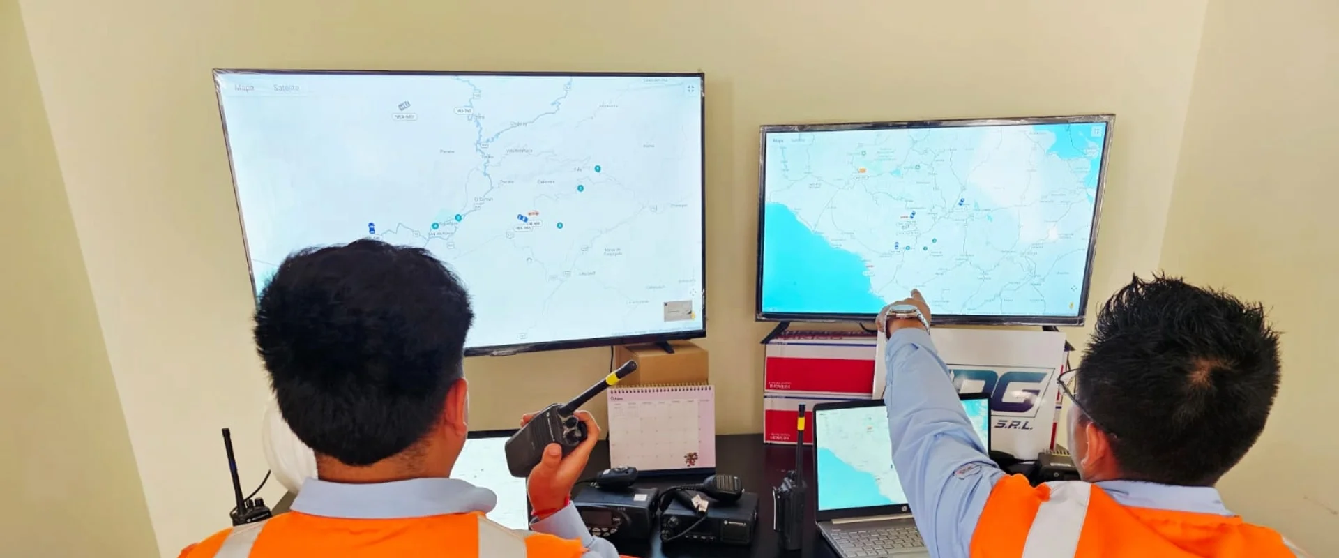 Centro de Control GPS 24/7 - MDG Transporte